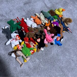 Vintage Ty Mini Beanie Babies Lot Of 24 1993